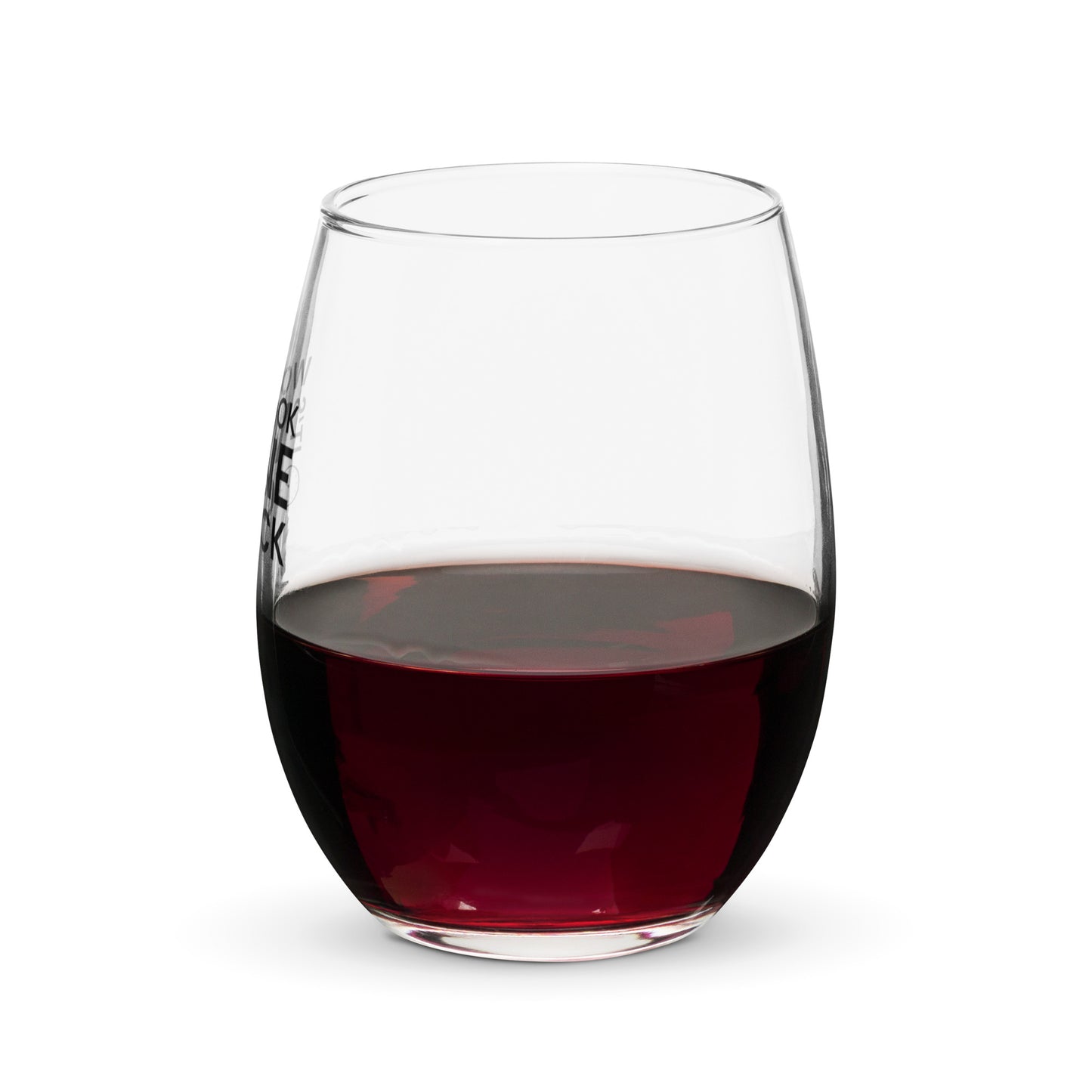 Stemless wine glass